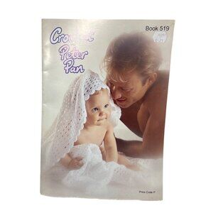 Crochet Peter Pan Pattern Book Baby Crochet Shawl, Christening Robe, Cardigan